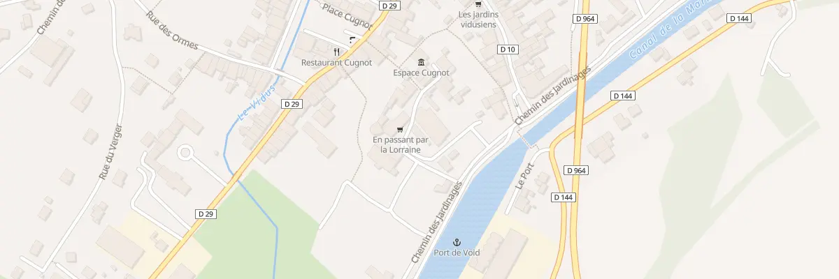 Plan du 11 Rue du Chateau à Void-Vacon