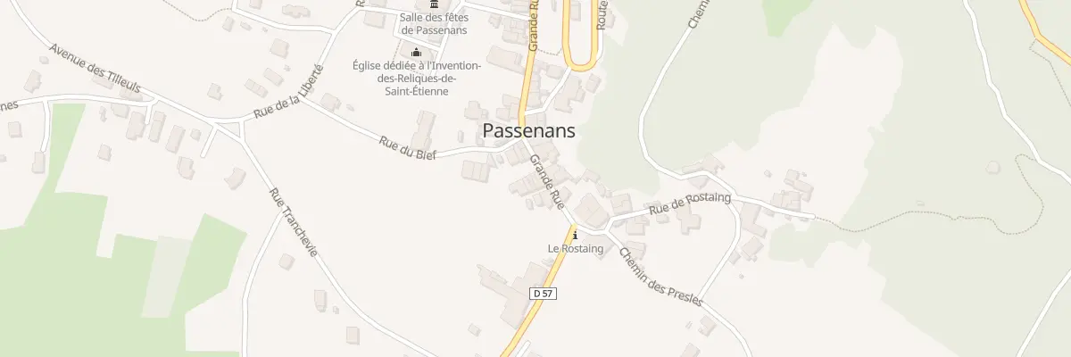 Plan du 246 Grande Rue à Passenans