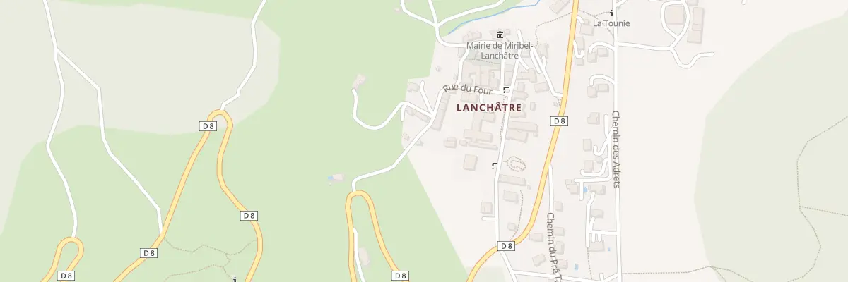 Plan du 5004 Rue du Four à Miribel-Lanchâtre