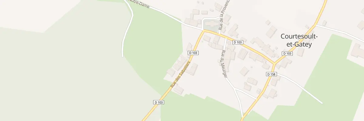 Plan du 3 Rue des Sabotiers à Courtesoult-et-Gatey