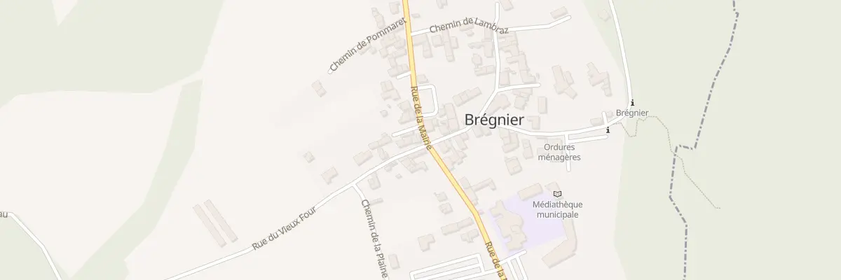 Plan du 5056 Bregnier Village à Brégnier-Cordon