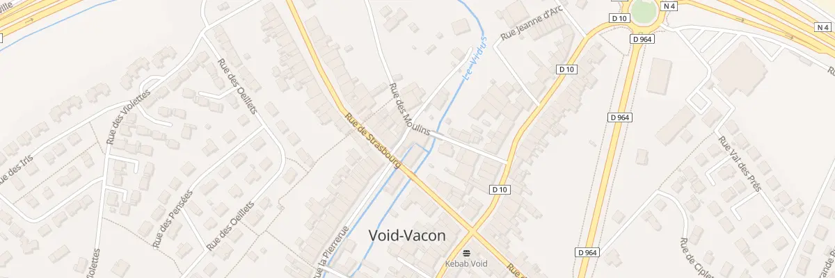 Plan du 2 Rue des Tanneries à Void-Vacon