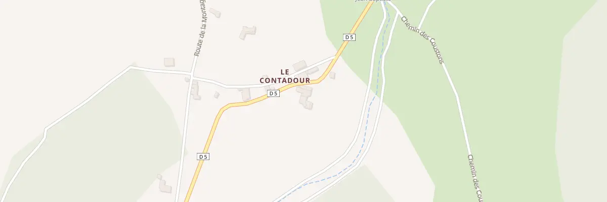 Plan du 5026 Le Contadour à La Rochegiron