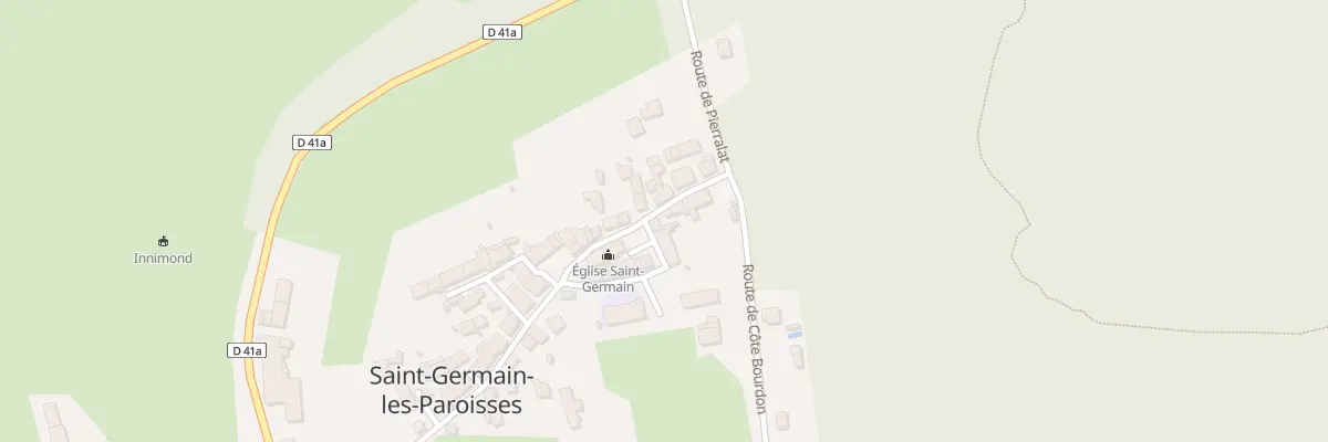 Plan du 5038 Au Bourg à Saint-Germain-les-Paroisses