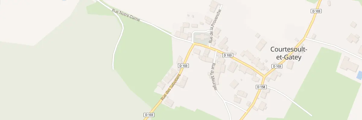 Plan du 5 Rue des Sabotiers à Courtesoult-et-Gatey