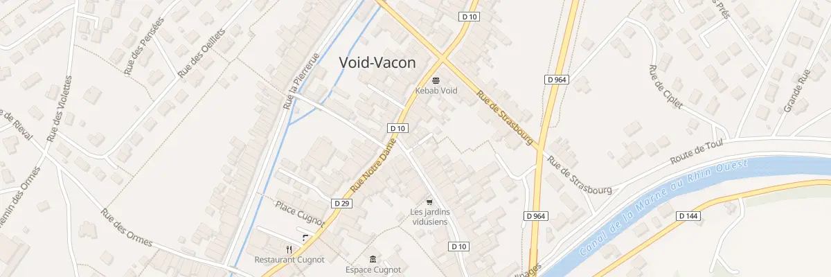 Plan du 1 Ruelle de la Louviere à Void-Vacon