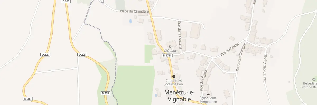Plan du 15 Rue de la Fontaine à Menétru-le-Vignoble