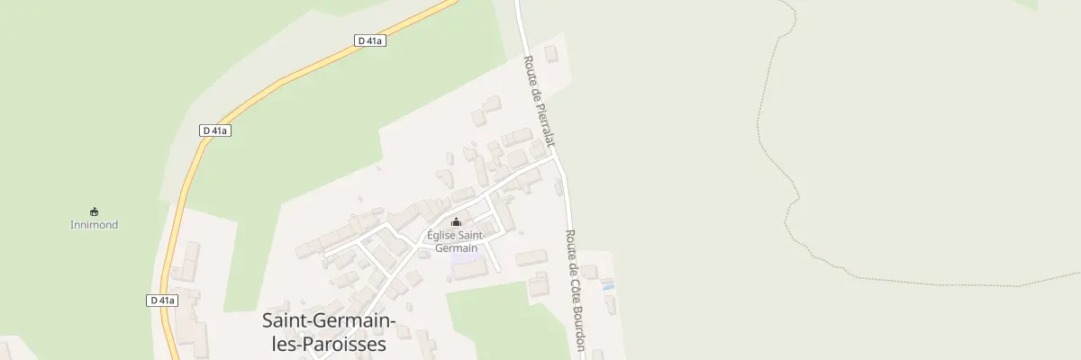 Plan du 5037 Au Bourg à Saint-Germain-les-Paroisses