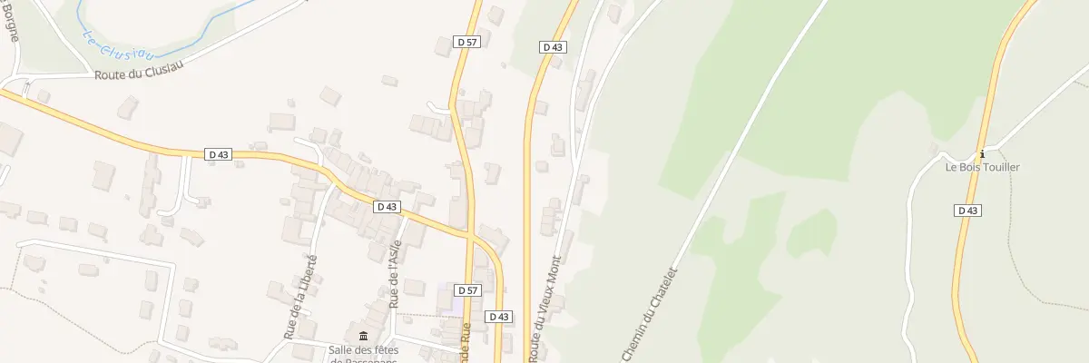 Plan du 380 Rue du Belvédère à Passenans