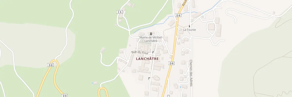 Plan du 5016 Rue du Four à Miribel-Lanchâtre