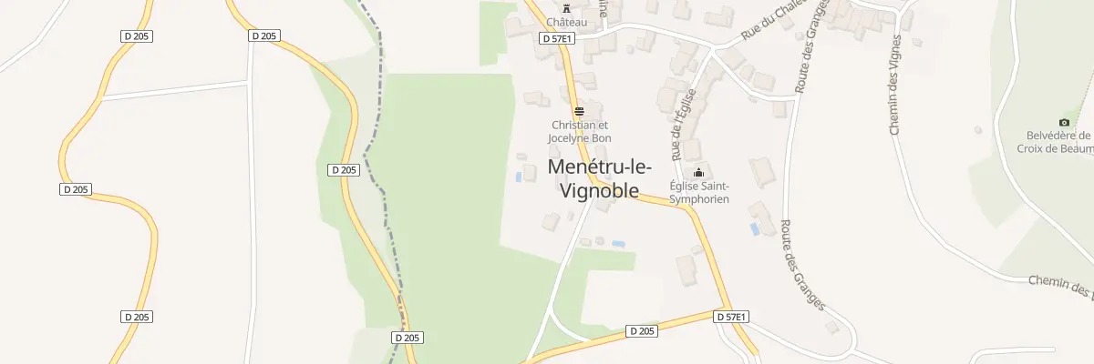 Plan du 5081 Menetru Village à Menétru-le-Vignoble