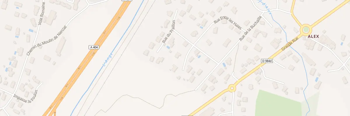 Plan du 248 Rue Entre les Haies à Groissiat