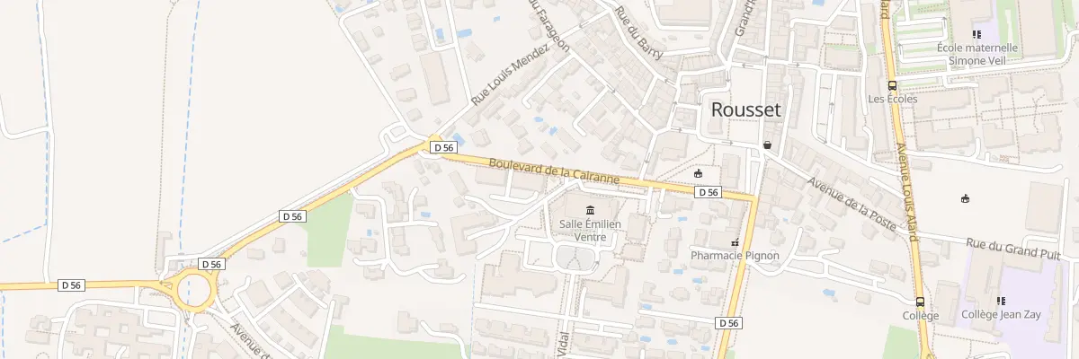 Plan du 13 Bd de la Cairanne à Rousset
