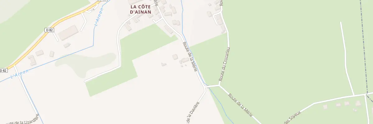 Plan du 270 Rte de la Merie à Massieu