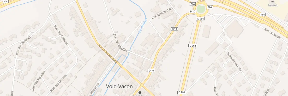 Plan du 47 Rue Jeanne d’Arc à Void-Vacon