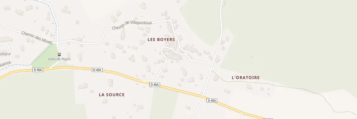Plan du 5548 Les Boyers à La Bouilladisse