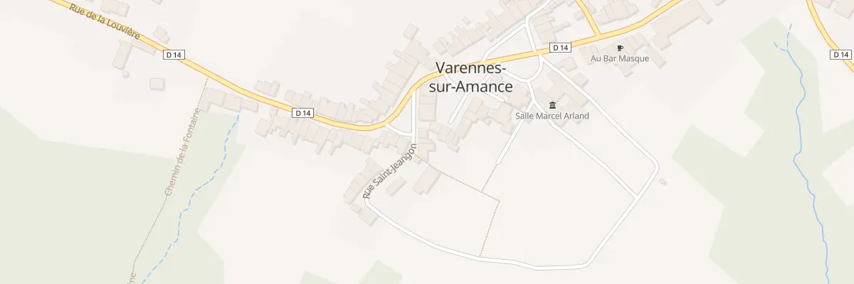 Plan du 9 Rue de la Louvière à Varennes-sur-Amance