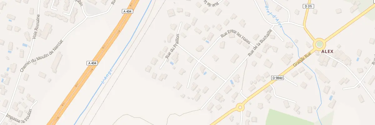 Plan du 212 Rue Entre les Haies à Groissiat