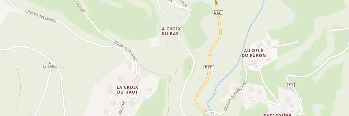 Plan du 880 Rte de Pierrelat à Engins