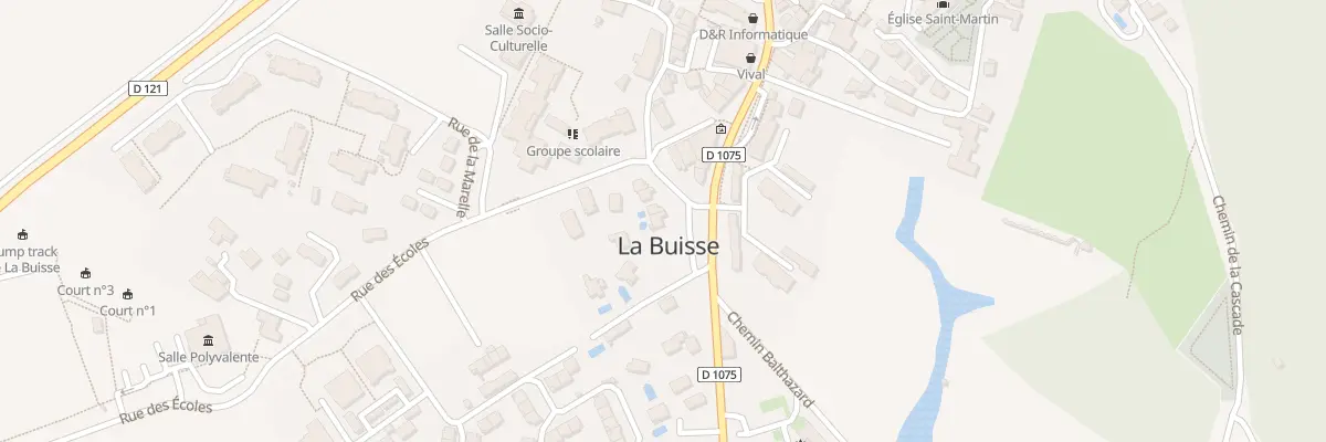Plan du 10 Rue des Ecoles à La Buisse