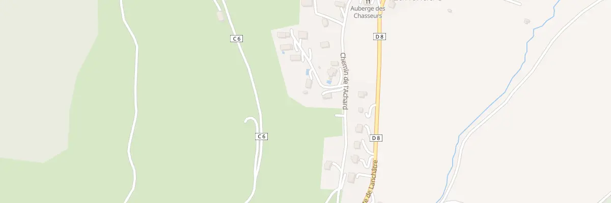 Plan du 5111 Che de l’Achard à Miribel-Lanchâtre