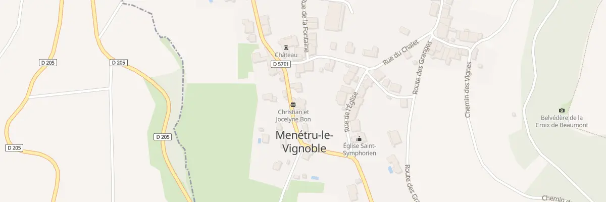 Plan du 43 Rue du Bas à Menétru-le-Vignoble