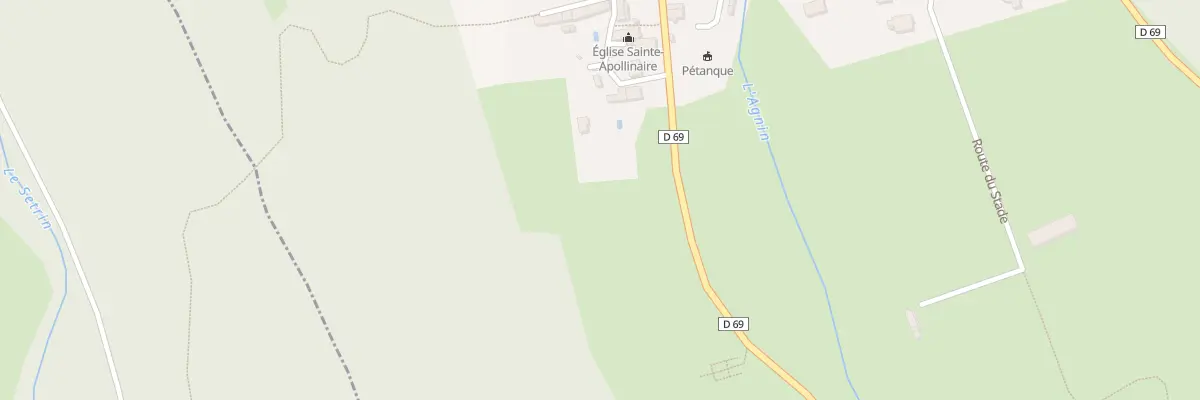 Plan du 143 Rue de l’Eglise à Colomieu