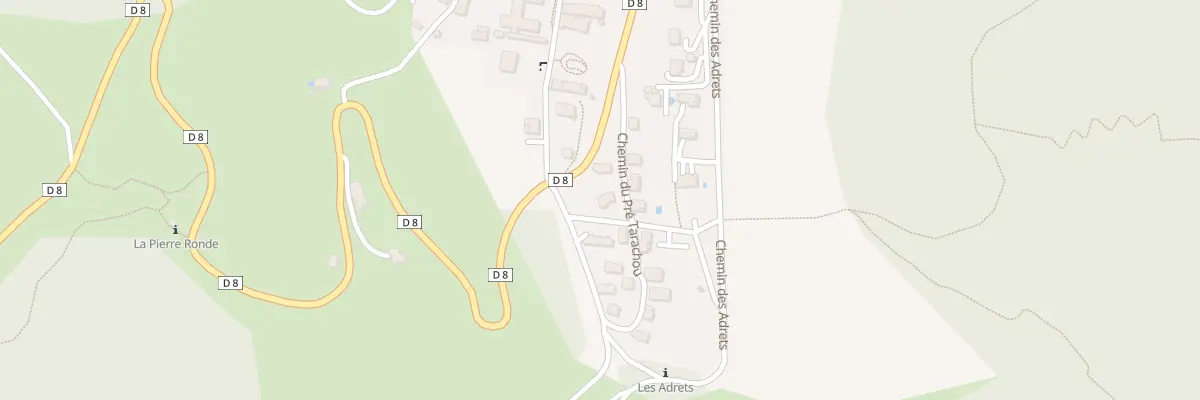 Plan du 5136 Che de Pre Tarachou à Miribel-Lanchâtre
