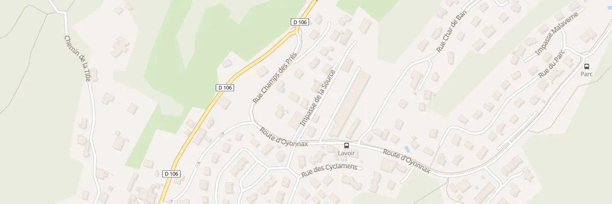 Plan du 1B Imp de la Source à Géovreisset