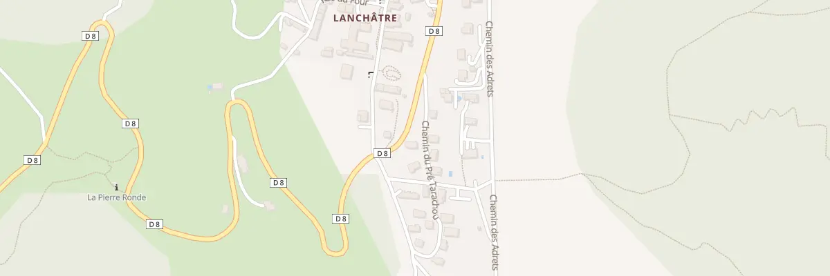 Plan du 5135 Che de Pre Tarachou à Miribel-Lanchâtre