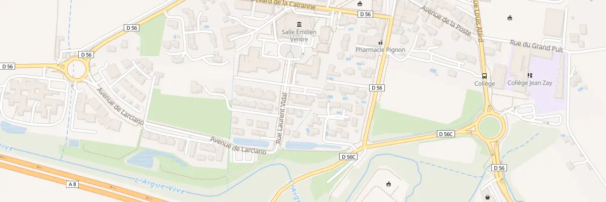Plan du 9643 Lot Lou Maneou à Rousset