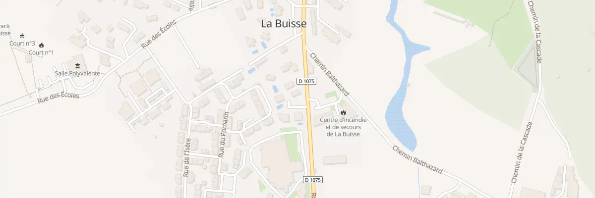 Plan du 250 Rte de Grenoble à La Buisse