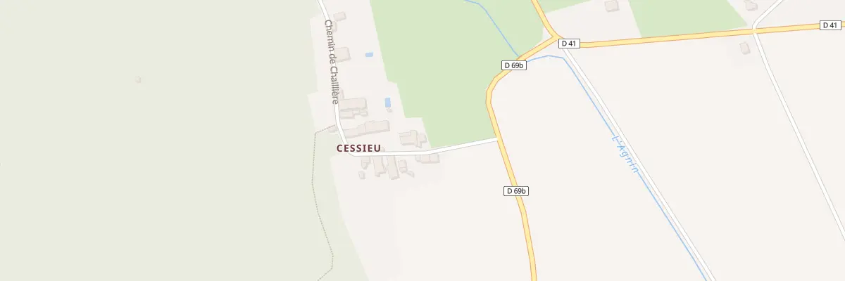Plan du 5080 Cessieu à Saint-Germain-les-Paroisses