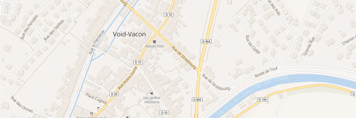 Plan du 7 Rue de Strasbourg à Void-Vacon