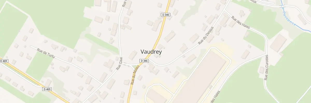Plan du 17 Rue du Milieu à Vaudrey