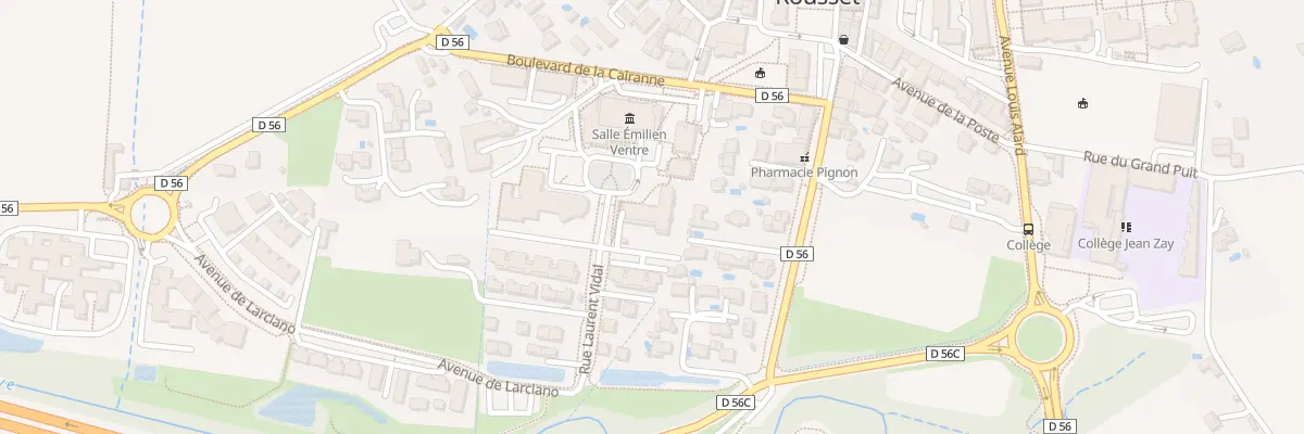 Plan du 9642 Lot Lou Maneou à Rousset