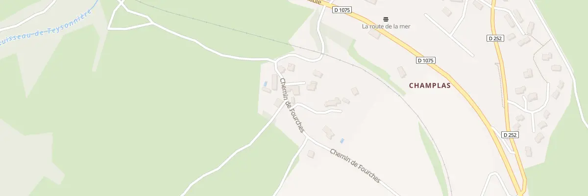 Plan du 5210 Fourche à Clelles