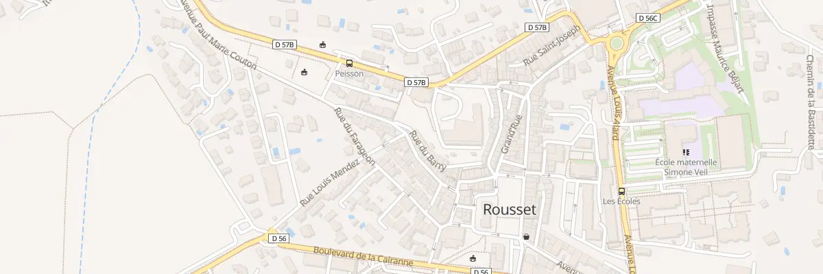 Plan du 32B Rue d’Aix à Rousset