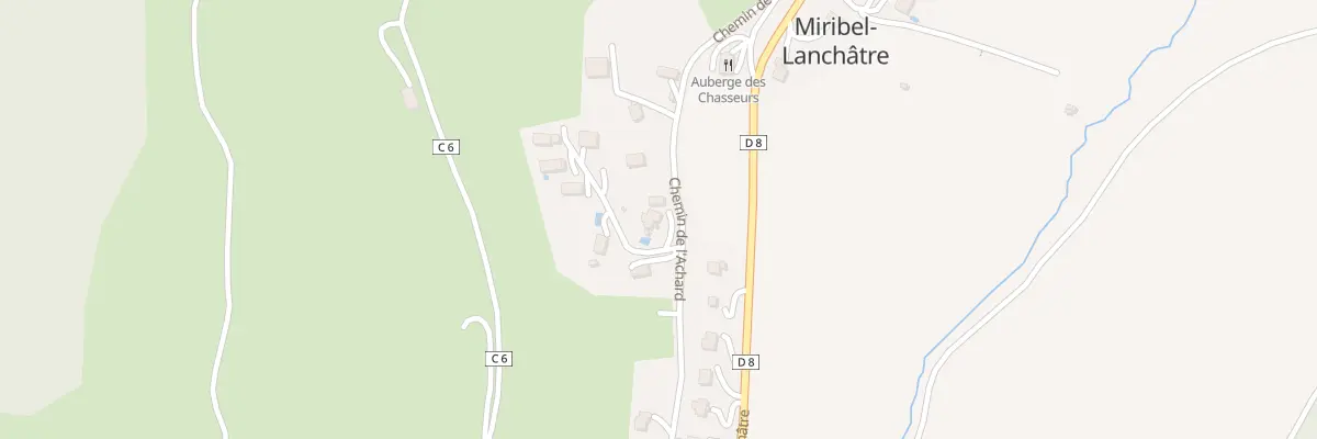 Plan du 5064 Che de l’Achard à Miribel-Lanchâtre