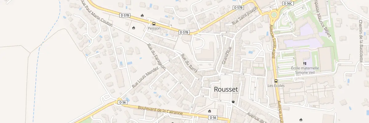 Plan du 30 Rue d’Aix à Rousset