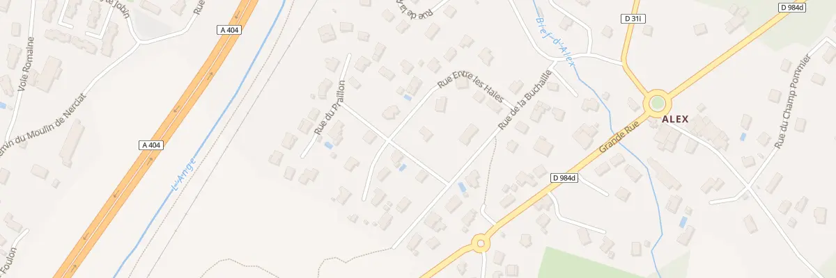 Plan du 167 Rue Entre les Haies à Groissiat
