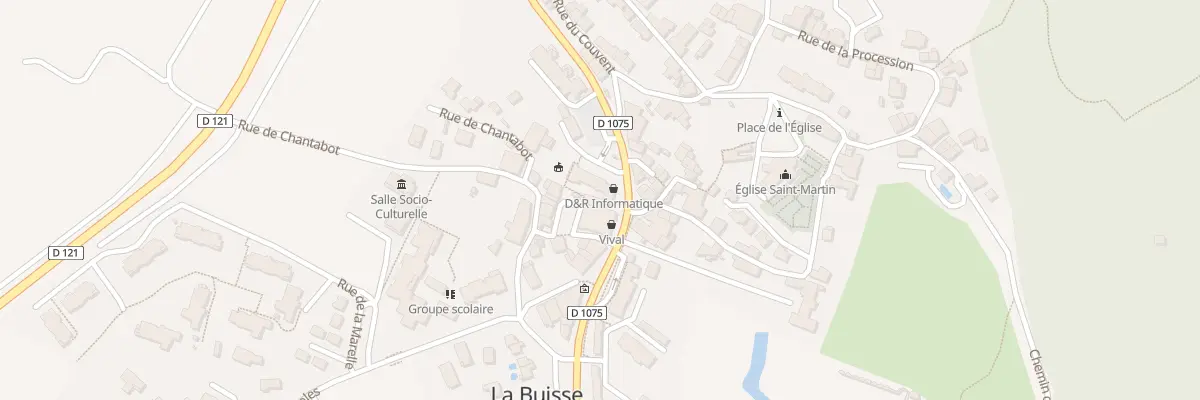 Plan du 65 Rte Nationale 75 à La Buisse