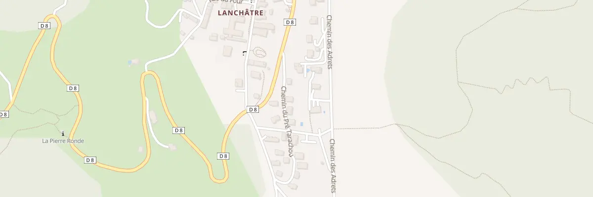 Plan du 6493 Che de Pre Tarachou à Miribel-Lanchâtre