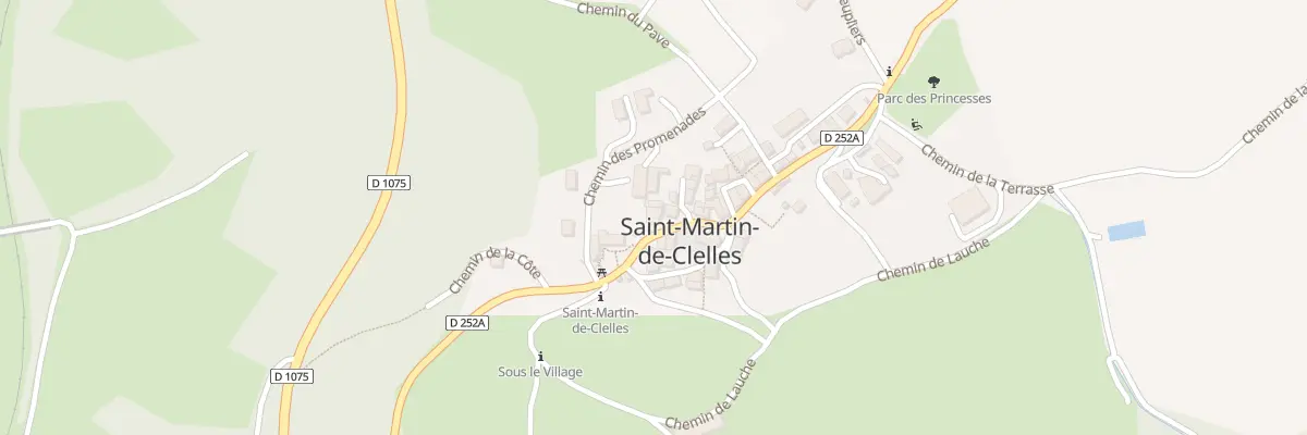 Plan du 5030 Le Village à Saint-Martin-de-Clelles