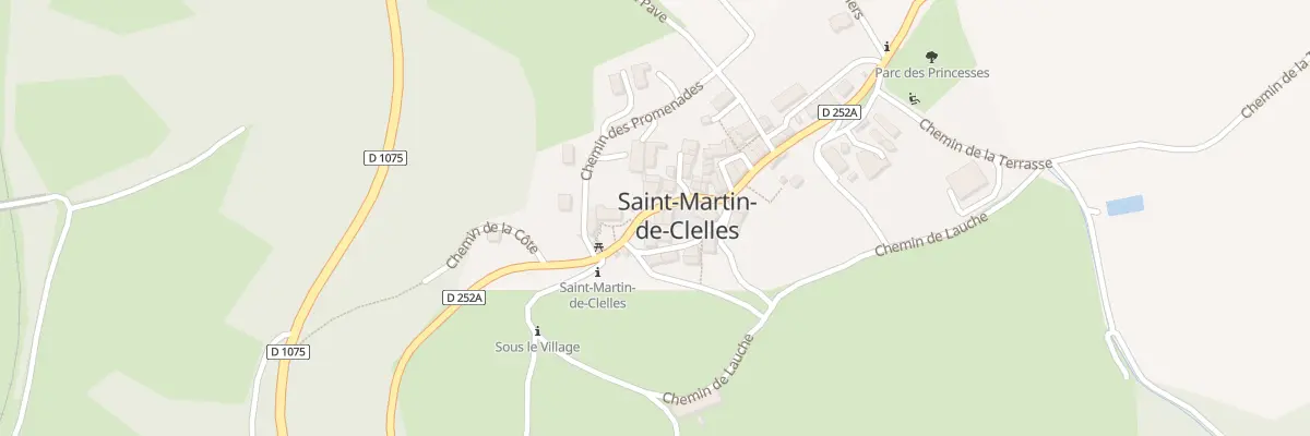 Plan du 40 Rte du val d’Orbanne à Saint-Martin-de-Clelles