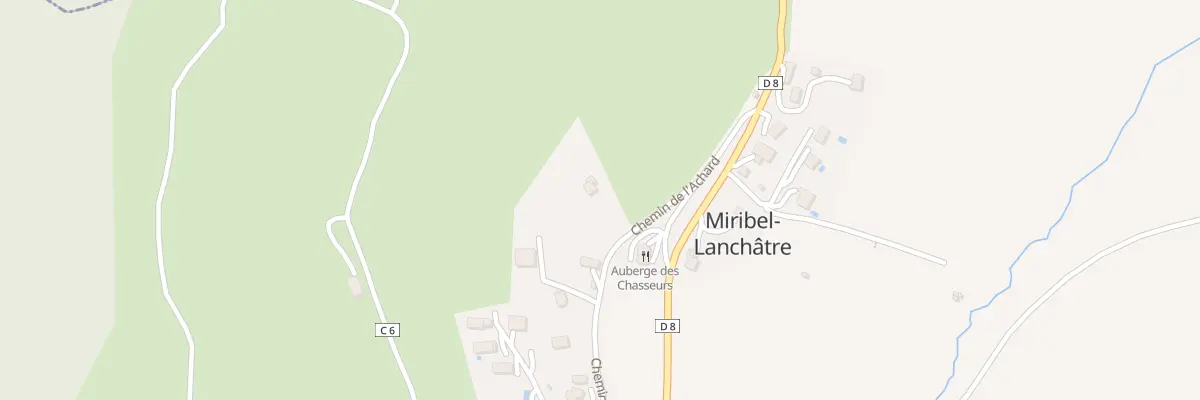 Plan du 152 Che de l’Achard à Miribel-Lanchâtre