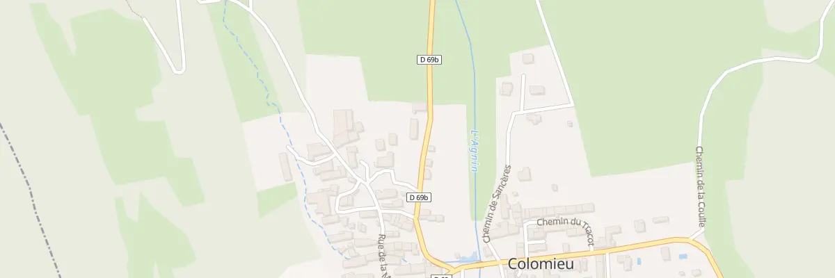 Plan du 297 Rte de Bondar à Colomieu