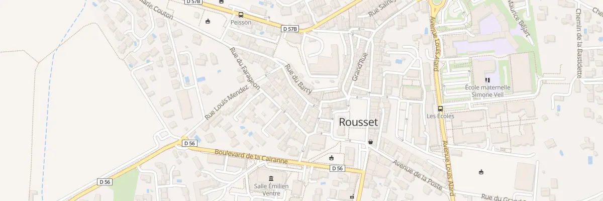 Plan du 15 Rue d’Aix à Rousset