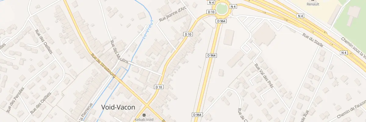 Plan du 56 Rue Jeanne d’Arc à Void-Vacon