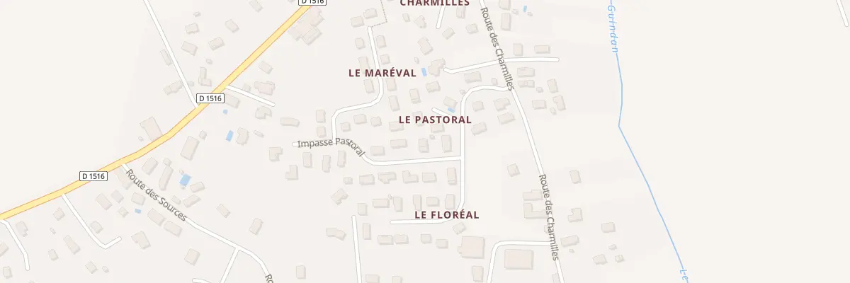 Plan du 9 Imp Pastoral à Aoste
